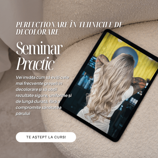 Perfecționare în tehnicile de decolorare – de la erori frecvente la rezultate impecabile - La Duette Beauty Academy